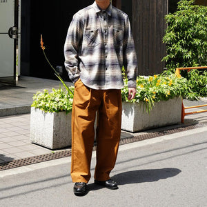 SERGE TUCK WIDE PANT