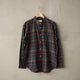 BRUSHED CHECK LOOSE FIT B/C SHT