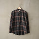 BRUSHED CHECK LOOSE FIT B/C SHT