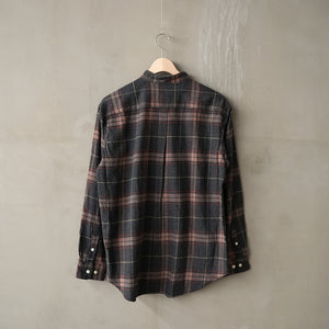 BRUSHED CHECK LOOSE FIT B/C SHT