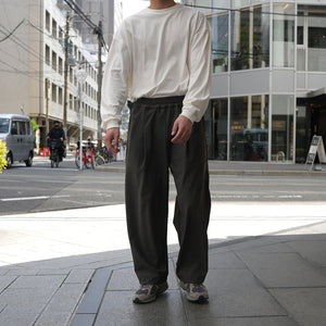 THERMO JERSEY TUCK WIDE PANT