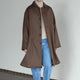 WOOL BEAVER BALMACAAN COAT