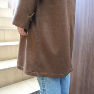 WOOL BEAVER BALMACAAN COAT
