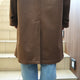 WOOL BEAVER BALMACAAN COAT