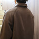 WOOL BEAVER BALMACAAN COAT