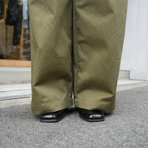 CHINO CLOTH TUCK WIDE PANTS【MANON】