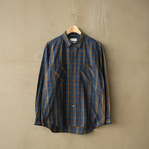 VINTAGE MADRAS LOOSE FIT R/C SHT