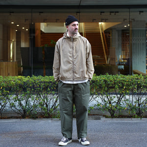 LIGHT NYLON FULLZIP HOODIE – MANUAL ALPHABET ONLINE STORE