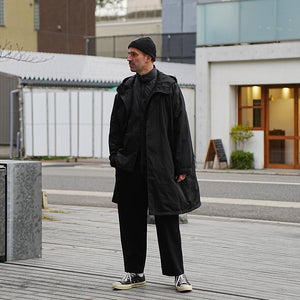 LIGHT NYLON OVER SIZE COAT – MANUAL ALPHABET ONLINE STORE