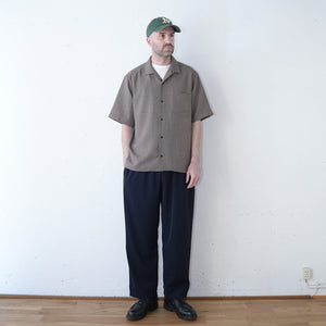 EVALET MESH OPEN COLLAR S/S SHT