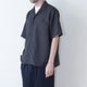 EVALET MESH OPEN COLLAR S/S SHT