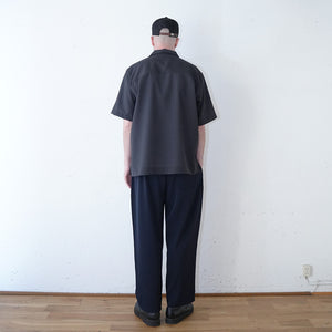 EVALET MESH OPEN COLLAR S/S SHT