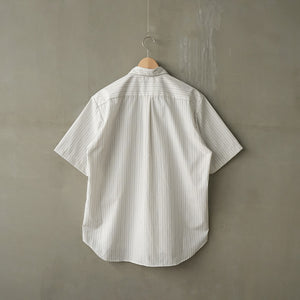STRIPE LOOSE FIT R/C S/S SHT