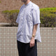 STRIPE LOOSE FIT B/C S/S SHT