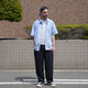 STRIPE LOOSE FIT R/C S/S SHT