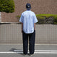 STRIPE LOOSE FIT R/C S/S SHT