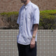 STRIPE LOOSE FIT R/C S/S SHT
