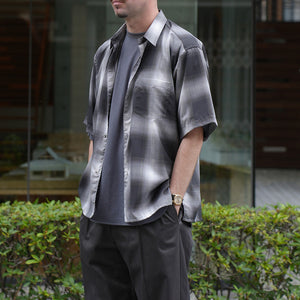 アルファページ T/W CHECK WIDE SQUARE SHIRTS – MANUAL ALPHABET ONLINE STORE
