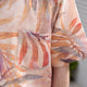 FLOWER MESH OPEN COLLAR S/S SHT