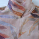 FLOWER MESH OPEN COLLAR S/S SHT