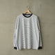 MULTI BORDER WIDE LS TEE