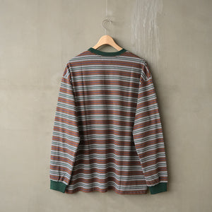 MULTI BORDER WIDE LS TEE