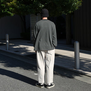 MULTI BORDER WIDE LS TEE