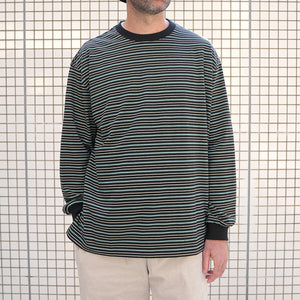 MULTI BORDER WIDE LS TEE