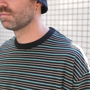 MULTI BORDER WIDE LS TEE