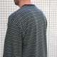 MULTI BORDER WIDE LS TEE