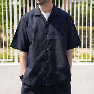 RICH BUTCHER S/S OPEN COLLAR SHIRTS – MANUAL ALPHABET ONLINE STORE