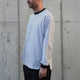 MULTI BORDER WIDE LS TEE