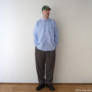 マニュアルアルファベット STRIPE LOOSE FIT RC SHIRTS 100/2 POPLIN STRIPE LOOSE FIT RC SHIRTS – MANUAL ALPHABET ONLINE STORE