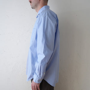 100/2 POPLIN STRIPE LOOSE FIT RC SHIRTS – MANUAL ALPHABET ONLINE STORE