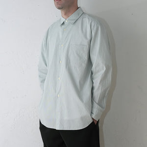100/2 POPLIN STRIPE LOOSE FIT RC SHIRTS – MANUAL ALPHABET ONLINE STORE