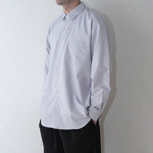 BLUR CHECK LOOSE FIT RC SHIRTS – MANUAL ALPHABET ONLINE STORE