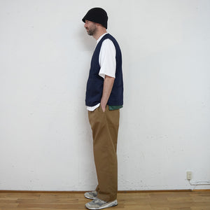 WRINKLE WASHER POPLIN VEST