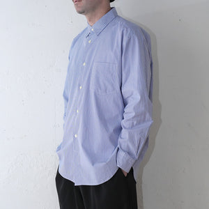 100/2 POPLIN STRIPE LOOSE FIT RC SHIRTS – MANUAL ALPHABET ONLINE STORE