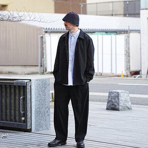 PE TWILL JERSEY COACH JACKET – MANUAL ALPHABET ONLINE STORE