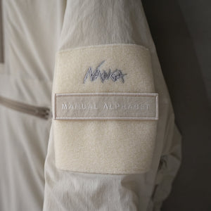 MANUAL ALPHABET×NANGA PCS DOWN SMOCK