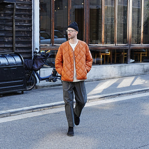 NANGA×MANUAL ALPHABET CMR REVERSLE DOWN JACKET
