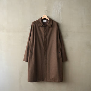 WOOL BEAVER BALMACAAN COAT
