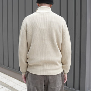 ALL TIME RIB ZIP KNIT 25AW