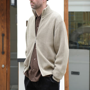 ALL TIME RIB ZIP KNIT 25AW