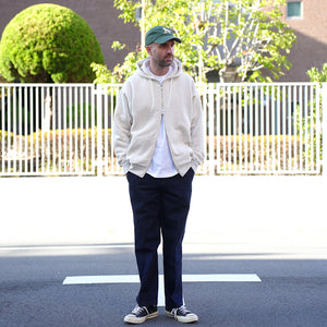 AZUMA BRUSHED SWEAT FULLZIP 25AW