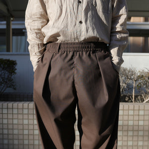 GREYカラー追加入荷】T/W/R TROPICAL TUCK WIDE PANTS – MANUAL