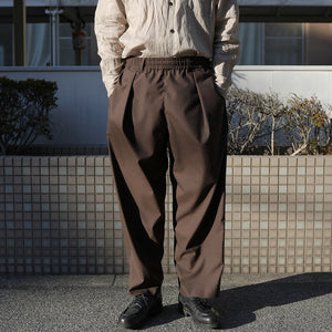 GREYカラー追加入荷】T/W/R TROPICAL TUCK WIDE PANTS – MANUAL