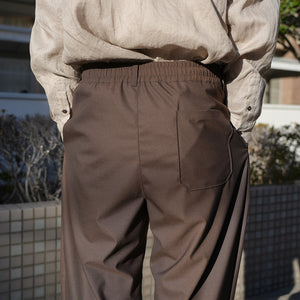 GREYカラー追加入荷】T/W/R TROPICAL TUCK WIDE PANTS – MANUAL