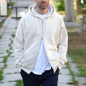 AZUMA BRUSHED SWEAT FULLZIP 25AW