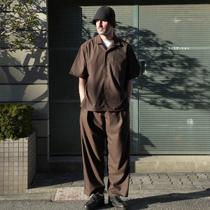 GREYカラー追加入荷】T/W/R TROPICAL S/S OPEN COLLAR SHIRTS – MANUAL